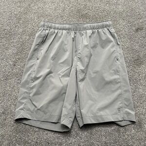 Free Fly Shorts Mens Medium Gray Elastic Waist Drawstring Lined Swim Trunks